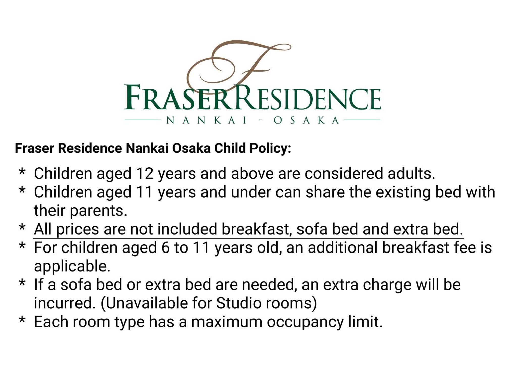 Fraser Residence Nankai Οσάκα Εξωτερικό φωτογραφία
