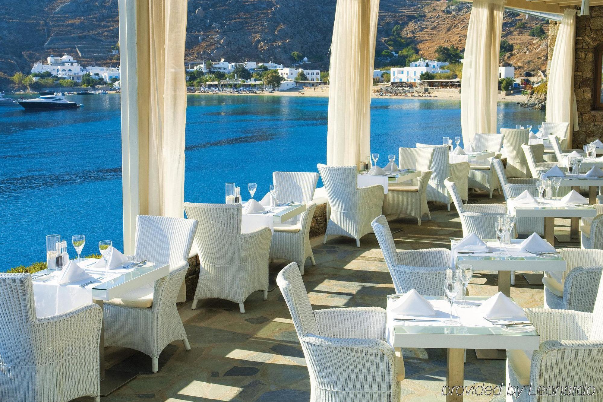 Petasos Beach Resort & Spa - Small Luxury Hotels Of The World Πλατύς Γιαλός Εστιατόριο φωτογραφία
