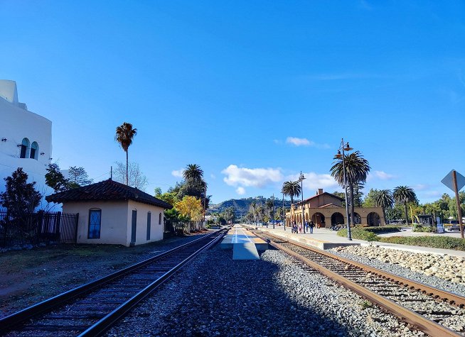 Amtrack Station Santa Barbara photo