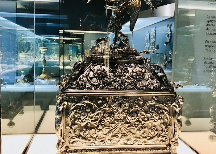 Franz Meyer Museum A solid silver “Eucharistic urn” made in Galicia, Spain in the ... photo