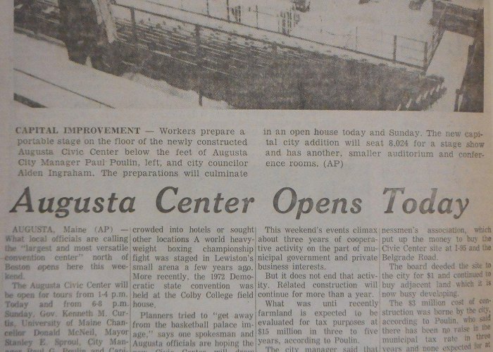 Augusta Civic Center History — Augusta Civic Center photo
