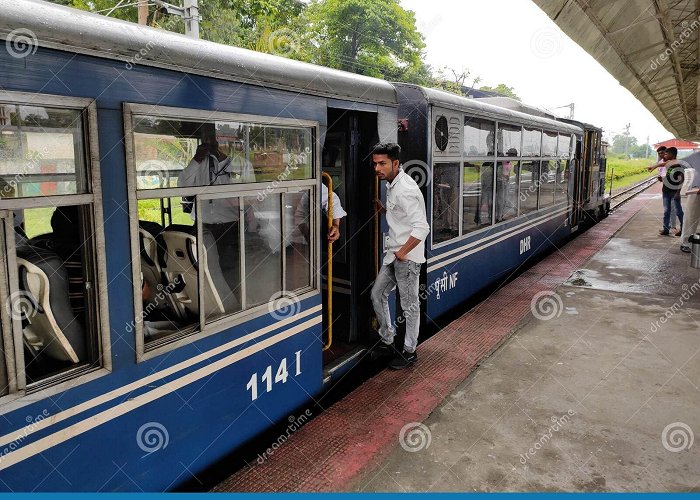 Darjeeling Himalayan Toy Train Railway First Class Coach of the UNESCO Recognized Toy Train of the ... photo
