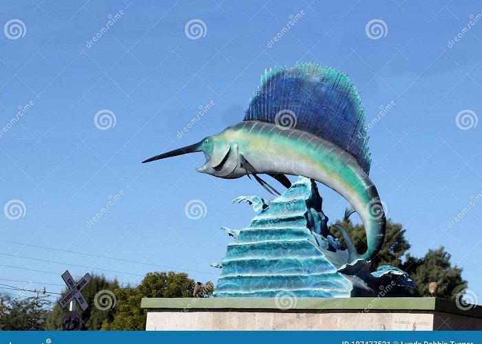Swordfish Monument Giant Swordfish Statue in Puerto Penasco, Mexico Stock Image ... photo