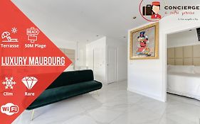 Luxury Maubourg - Vue Mer - Croisette 50M Plage - Clim - Terrasse Διαμέρισμα Κάννες Exterior photo