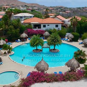 Tropical Bungalow In Seru Coral Resort Curacao With Beautiful Gardens, Privacy And Large Pool Βίλλεμσταντ Exterior photo