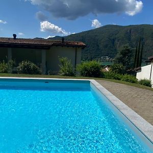 Bellissimo Appartamento Con Giardino Sul Lago Di Lugano Morcote Exterior photo