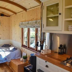 Handcrafted Shepherds Hut Toppesfield Exterior photo