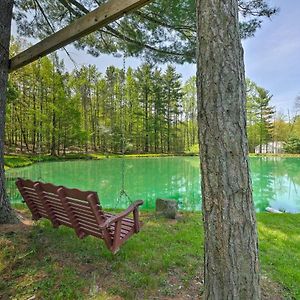 The Red Pine Cabin With Private Pond And Dock! Βίλα Loudonville Exterior photo