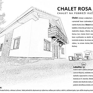 Chalet Rosa Βίλα Ruzina Exterior photo