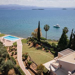 Eretria Luxurious Seafront Villa Χαλκίδα Exterior photo