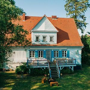 Pommernhaus Forsthaus Rieth Am See, Sauna, Kamin, Ruderboot Luckow  Exterior photo