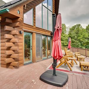 Luxury Log Cabin With Ev Charger And Mtn Views! Βίλα Blairstown Exterior photo