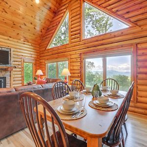 Scenic Sylva Log Cabin With Sunset And Mountain View! Βίλα Exterior photo