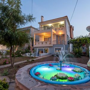 3-Br Sea View Villa With Garden In Mytilene Μυτιλήνη Exterior photo