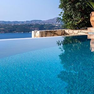 Villa Majestic Crete Heated Pool And Sauna Μεγάλα Χωράφια Exterior photo