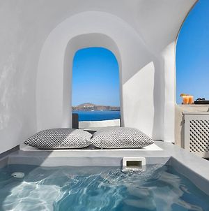 Elegant Santorini House Villa Sensational Caldera View-Outdoor Hot Tub Oia Θόλος Exterior photo