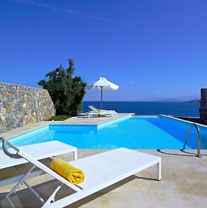 Luxury Crete Villa Sea View Villa Private Pool Ocean Front 3 Bdr Nikolaos Χαβάνια Exterior photo