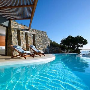 Luxury Crete Villa Villa Daphne Private Pool Ocean Front 1 Bdr Nikolaos Χαβάνια Exterior photo