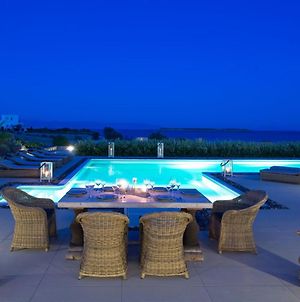 Luxury Paros Villas De Luxe Villa Sea View Private Pool 4 Bdr Tserdakia Exterior photo