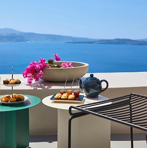 Elegant Santorini House Villa Harmony Caldera View-Outdoor Hot Tub Oia Θόλος Exterior photo