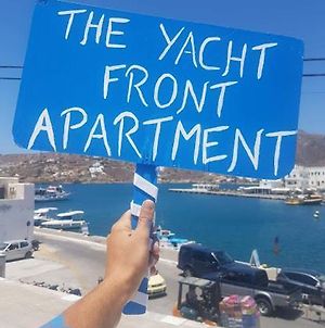 The Yacht Front Apartment At The Ios Port Exterior photo