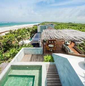 Luxury Beachfront Villa In Sian Kaan Τουλούμ Exterior photo