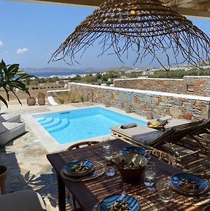 Villa Ypsilon Naxos - Luxury Holiday House With Amazing Sea View & Private Pool Αγία Άννα Exterior photo