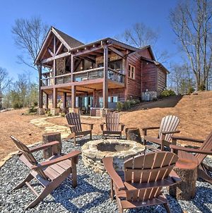 Luxurious Mountain Getaway With Game Room And Hot Tub! Mineral Bluff Exterior photo