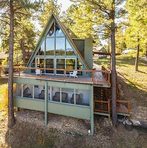 Spacious Flagstaff A-Frame Cabin With Deck And Views! Mountainaire Exterior photo