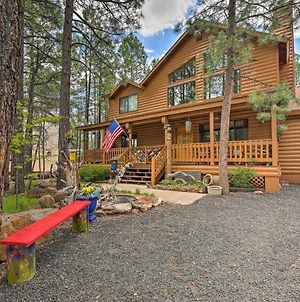 Spacious Pinetop Cabin With Deck, Grill And Fire Pit! Indian Pine Exterior photo