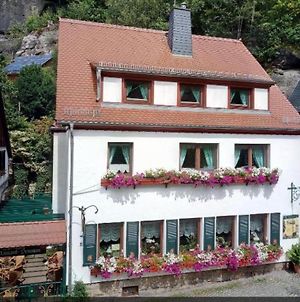 Pension Fuhrmann'S Elb- Cafe Bad Schandau Exterior photo