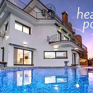 Luxury Villa With Sea Views - Heated Pool - Jacuzzi Benalmádena Exterior photo