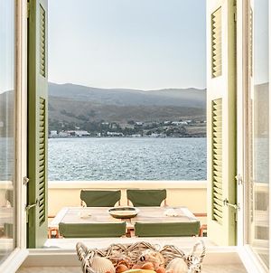 Seafront House In Andros Town With Sunrise & Ocean Views Βίλα Exterior photo