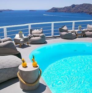Luxury Santorini Villa Ocean Breeze Villa Sea Caldera View Jacuzzi Plunge Oia Θόλος Exterior photo