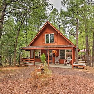 Show Low Cabin With Deck Near Lake And Trailheads! Exterior photo