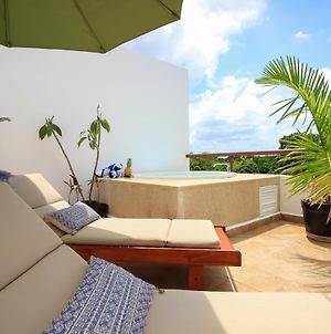 2Story Penthouse With Hot Tub Panoramic Jungle Views Charming Balcony In Bahia Principe Διαμέρισμα Akumal Exterior photo