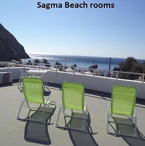 Sagma Beach Rooms Περίσσα Exterior photo