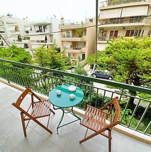 Green Tea Balcony - Quiet Cozy Apartment - Glyfada Αθήνα Exterior photo