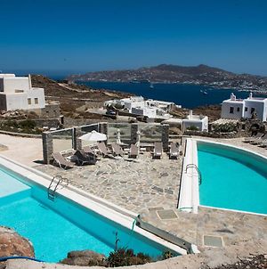 Elegant Villa With Ocean Views 2 Shared Pools Mykonos Town Exterior photo
