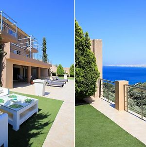 Superb Villa Yiorgos - Heated Pool W Jacuzzi - Seaview Ηράκλειο Κρήτης Exterior photo