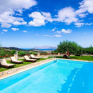 Private Pool With Sea & Mountain View #Full Privacy# Βίλα Κίσσαμος Exterior photo