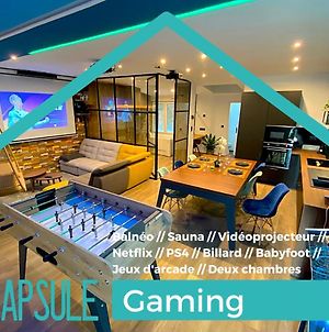 Capsule Gaming Balneo & Billard & Babyfoot & Sauna 2 Chambres Βαλενσιέν Exterior photo