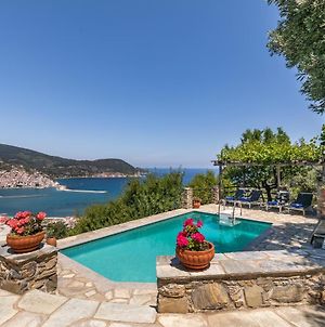 Villa Nina Skopelos- Private Pool - Magnificent Views Exterior photo