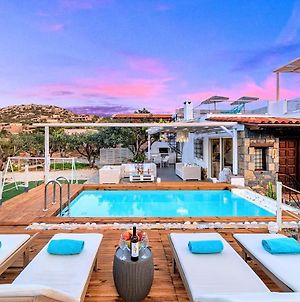 Cretan Lodge Heated Pool Άγιος Νικόλαος Exterior photo