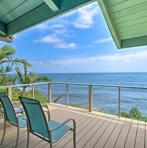 Hilo Home With Furnished Balcony Stunning Ocean Views Exterior photo