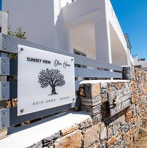 Naxos, Agia Anna, Sunset View, Olive House Διαμέρισμα Αγία Άννα Exterior photo