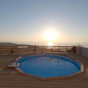 Froso Apartment With Pool, Jacuzzi & Endless View Ροδιά Exterior photo