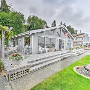 Beachfront Whidbey Island Home And Apartment! Langley Exterior photo