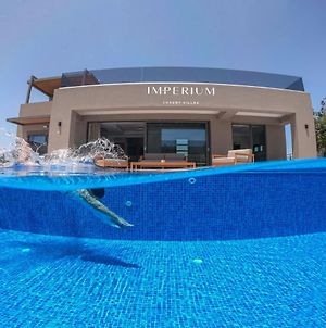 Imperium Luxury Villas-Sauna, Jacuzzi & Heated Pool Κάτω Γαλατάς Exterior photo