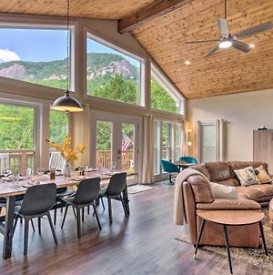 Unique Chimney Rock Home With Breathtaking View Lake Lure Exterior photo